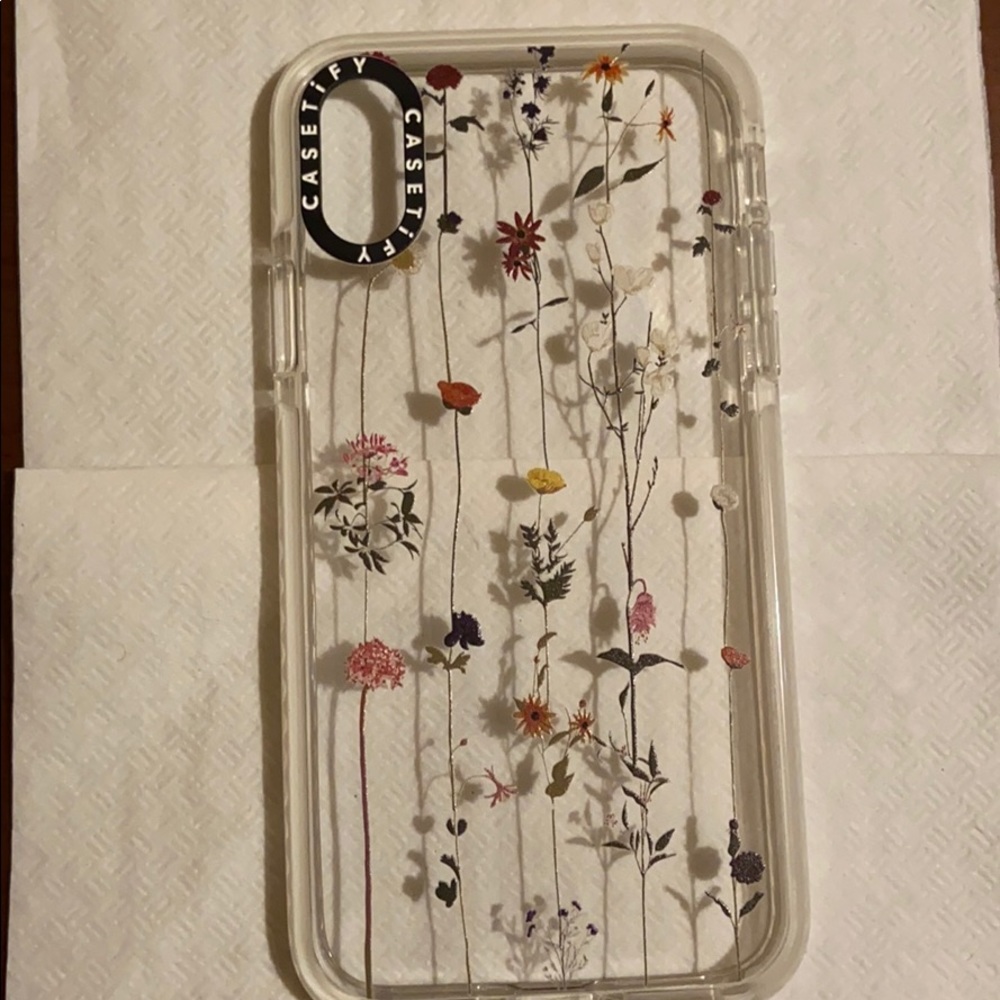 Casetify clear iPhone X / Xs case